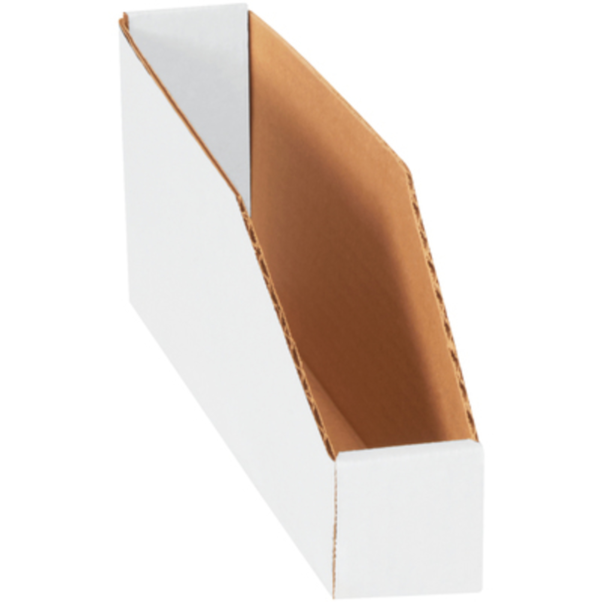 2 x 12 x 4 1/2in. White Bin Boxes 50/CS, Height 4.5 in, Width 2 in, Bins Included (qty.) 50 Model# BINMT212